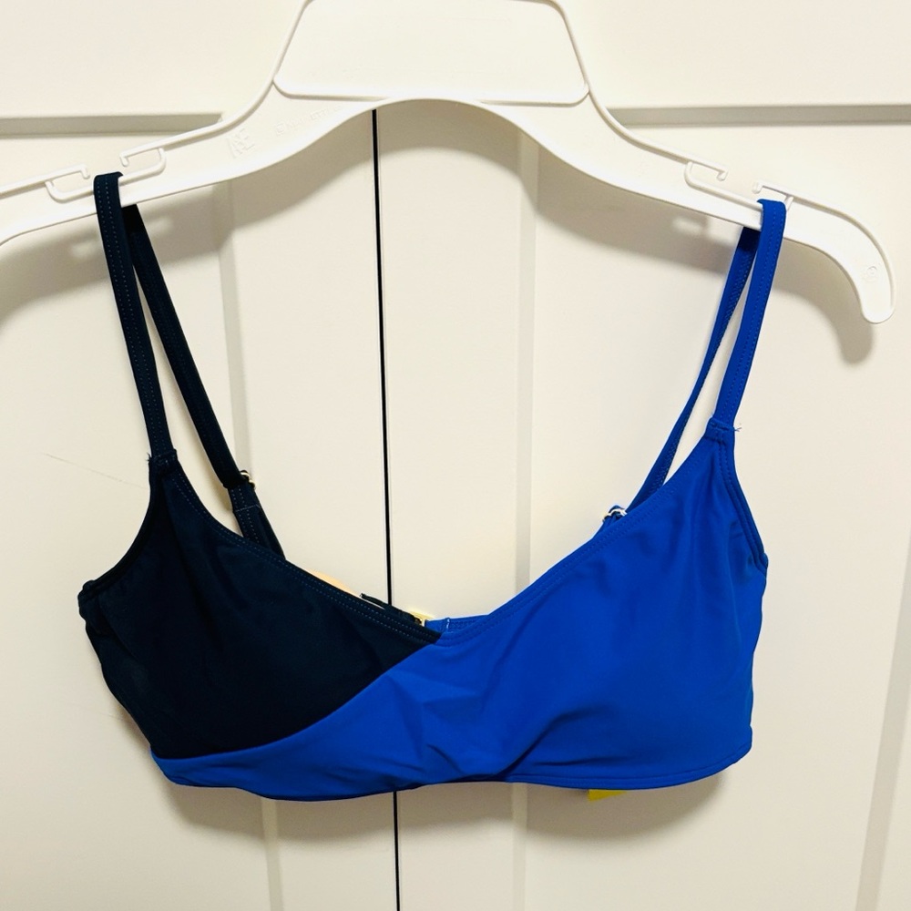 NWT [Summersalt] Marina Bikini Swim Top Deep Sea/Hydrangea Womens Multiple Sizes - Picture 8 of 12